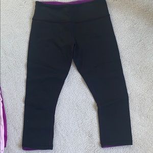 Lulu lemon Align Crop 21’’ reversible